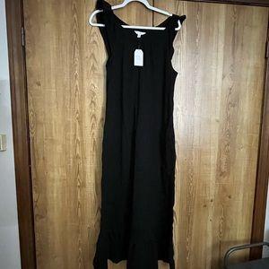Time and Tru Black maxi dress size 12/14